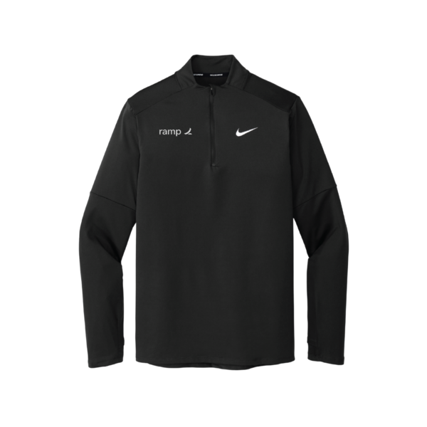 Image of The Close Quarter-Zip, Black / S