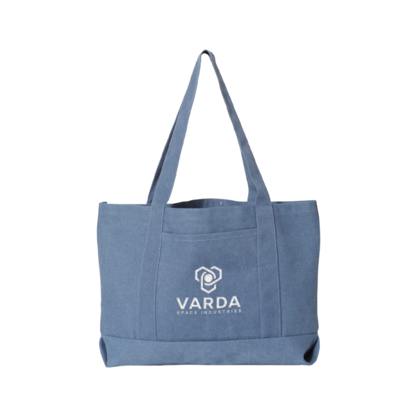 Image of Blue Gusset Tote, Standard