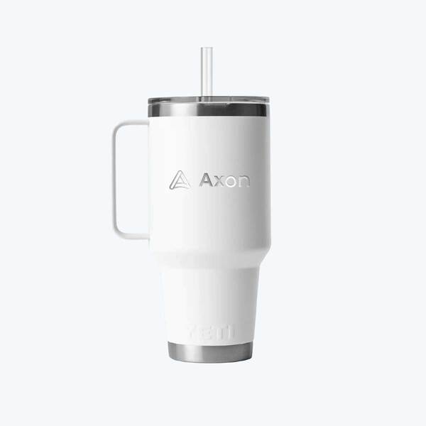 Image of Insulated Straw Mug, White