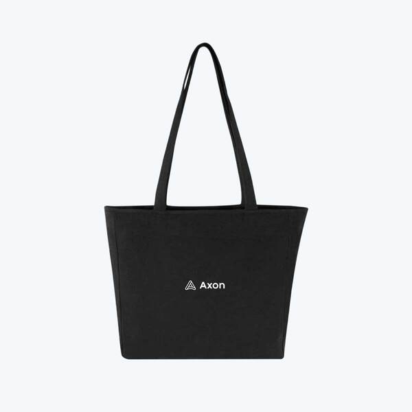 Image of Recycled Canvas Weekender Tote, Black