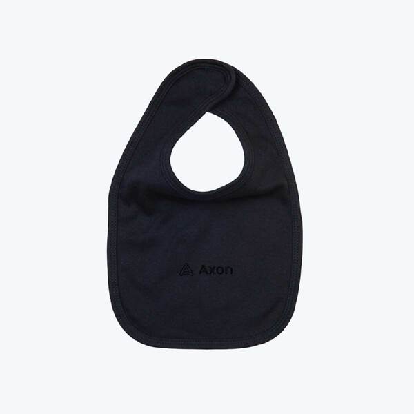 Image of Organic Infant Bib, Black