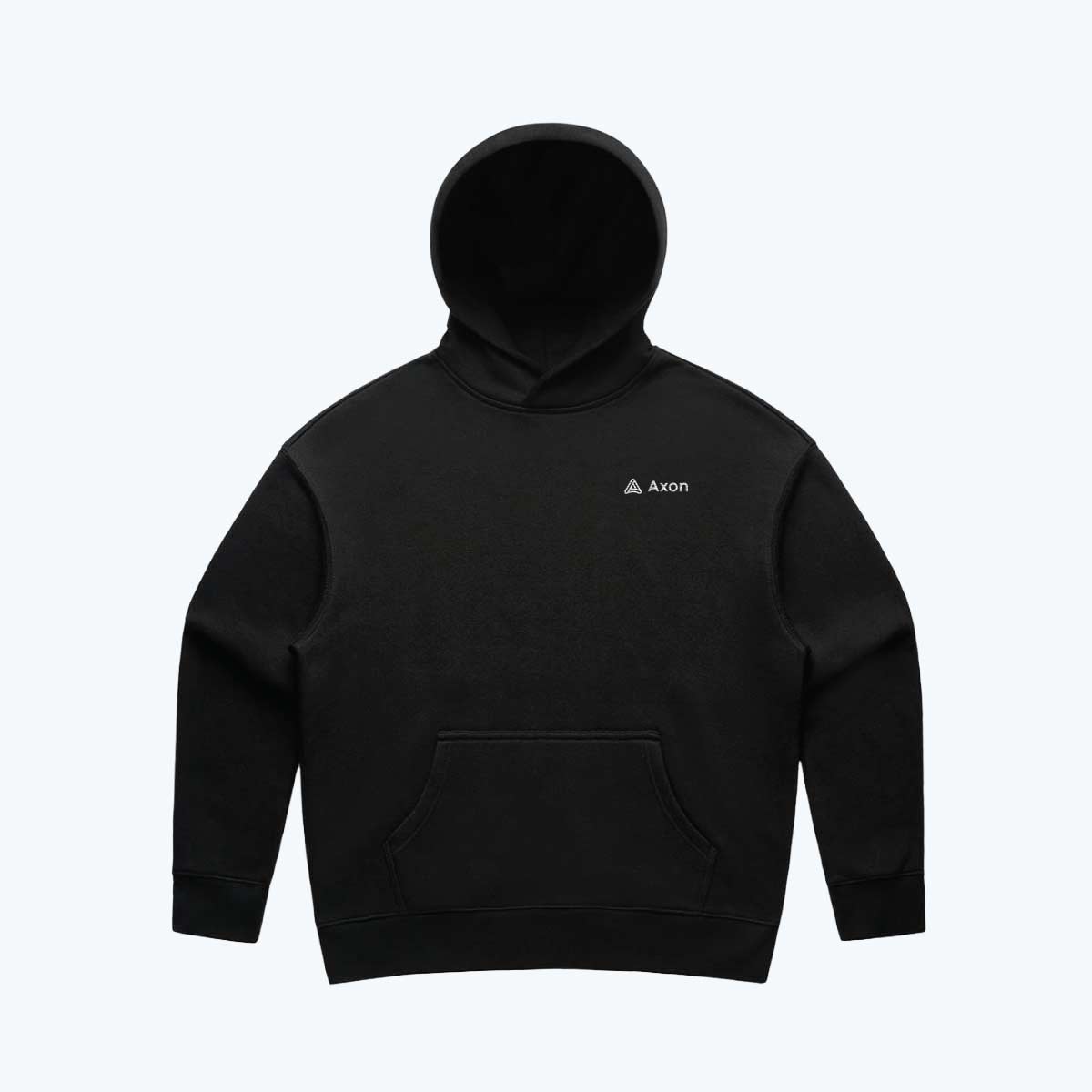 Image of Relaxed Fleece Hoodie, Black / S