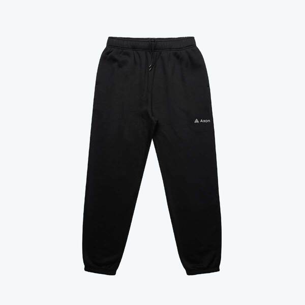 Image of Relaxed Fleece Track Pants, Black / S