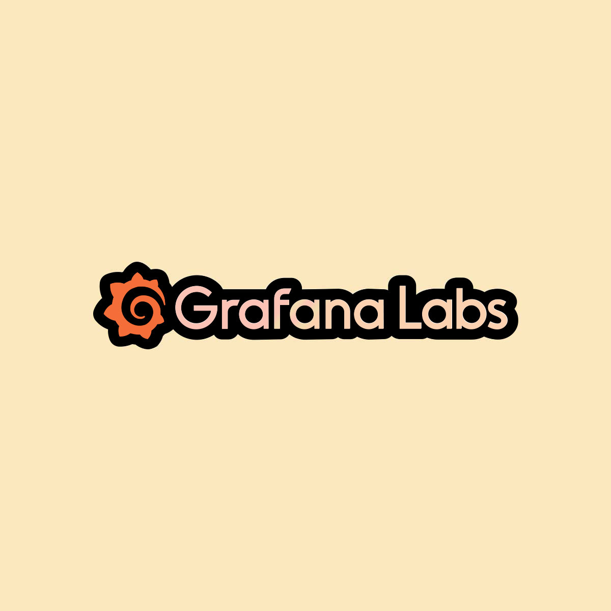 Image of Die-Cut Sticker (25 Pack), Logo Grafana   Pack Of 25