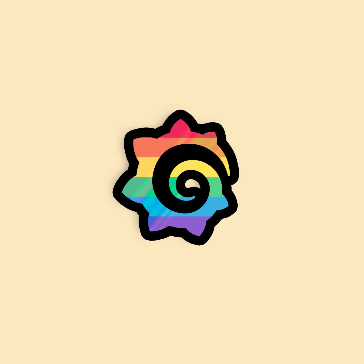 Image of Die-Cut Sticker (25 Pack), Logo Grafana   Pack Of 25