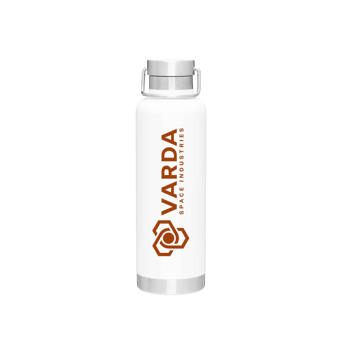 Image of Varda Water Bottle , Blue Logo