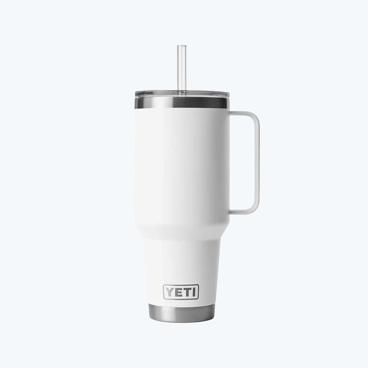 Image of Insulated Straw Mug, White
