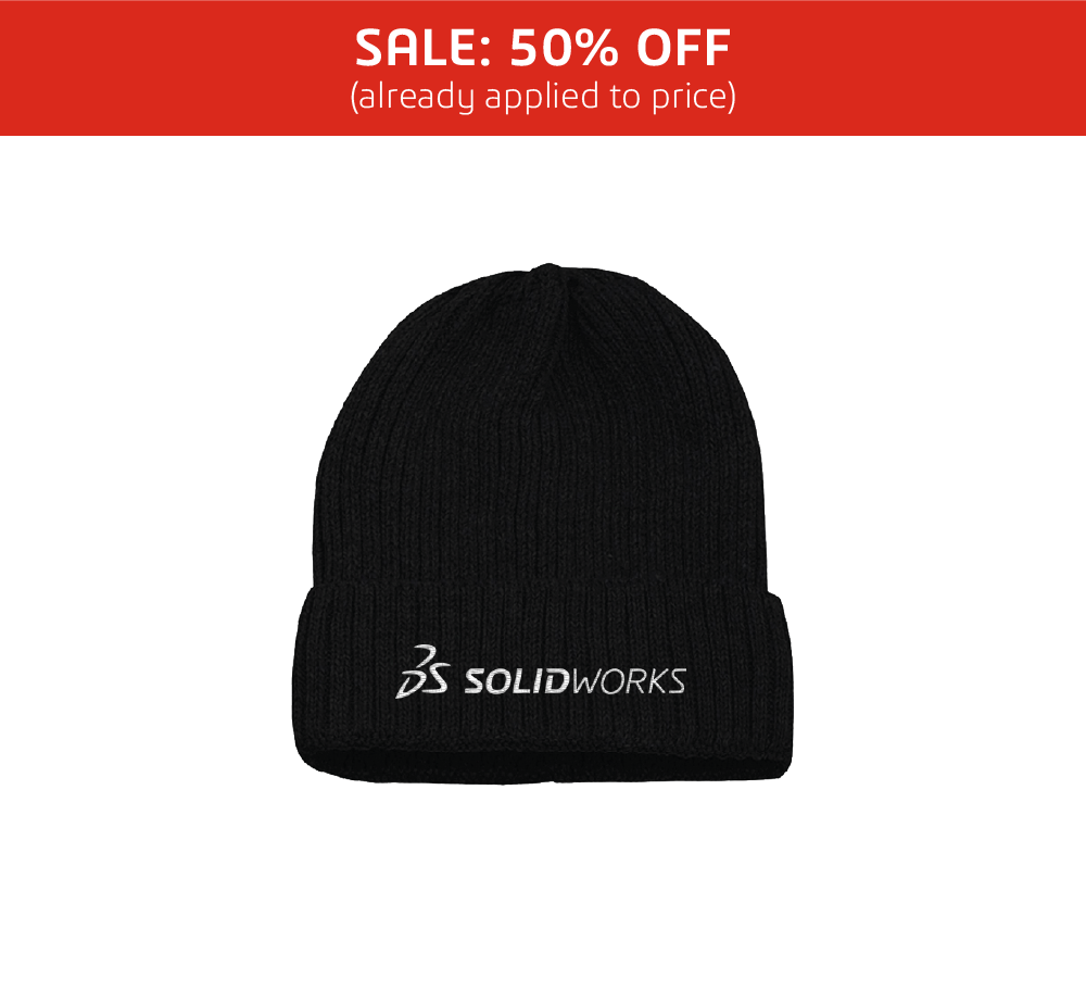 Image of Beanie – Black with White Logo, Black