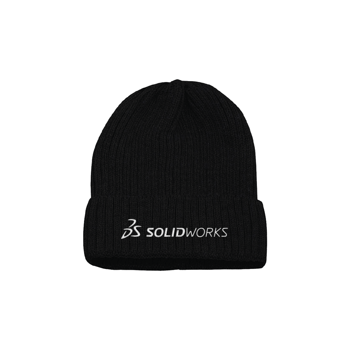 Image of Beanie – Black with White Logo, Black