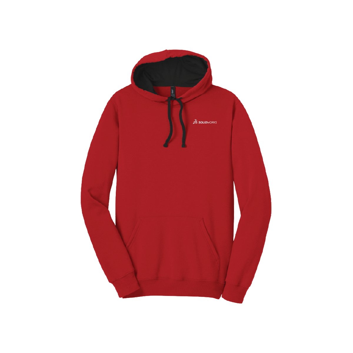 Image of Pullover Hoodie – Red with White Logo, New Red / S