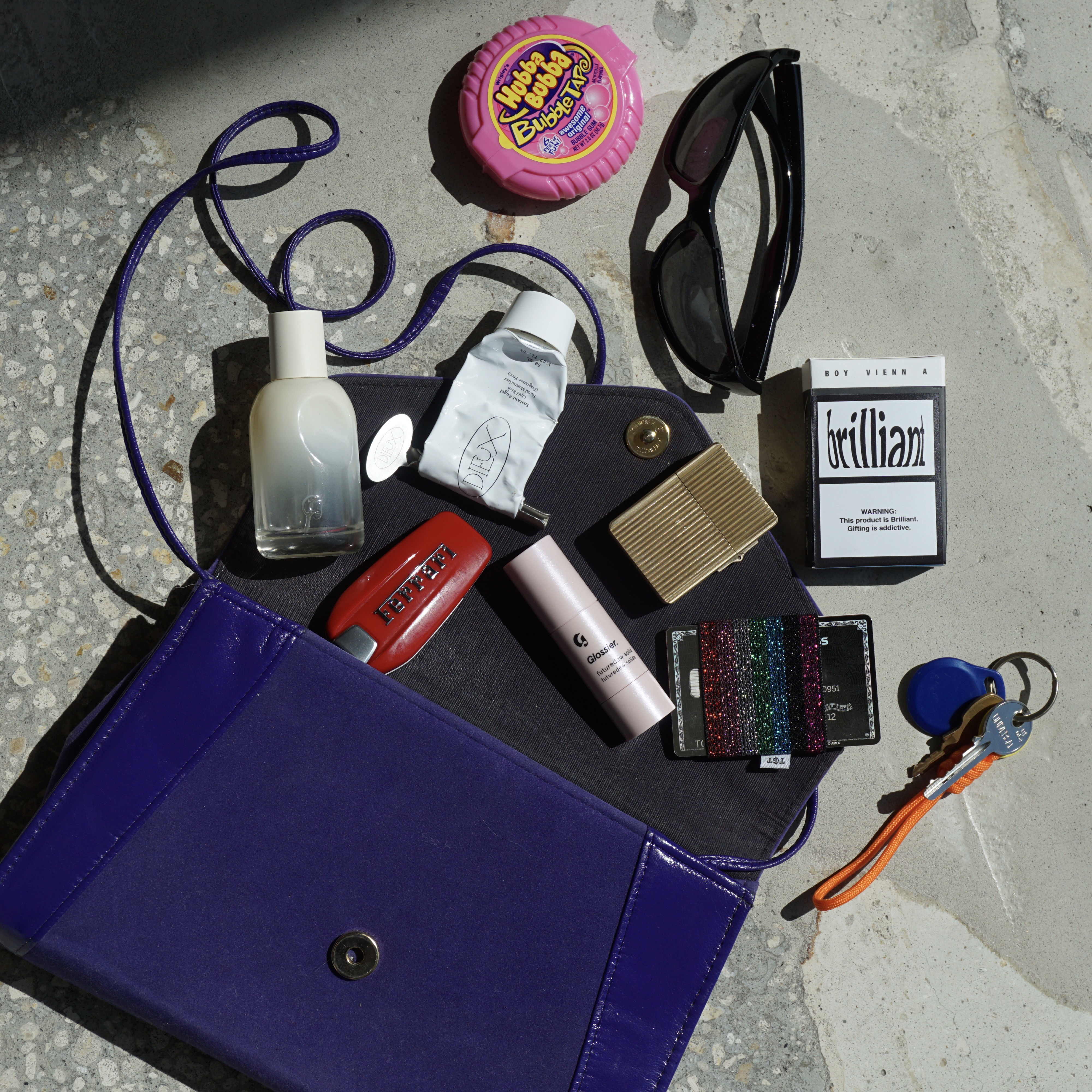 Image of 80's Vintage Velvet Purse, Standard