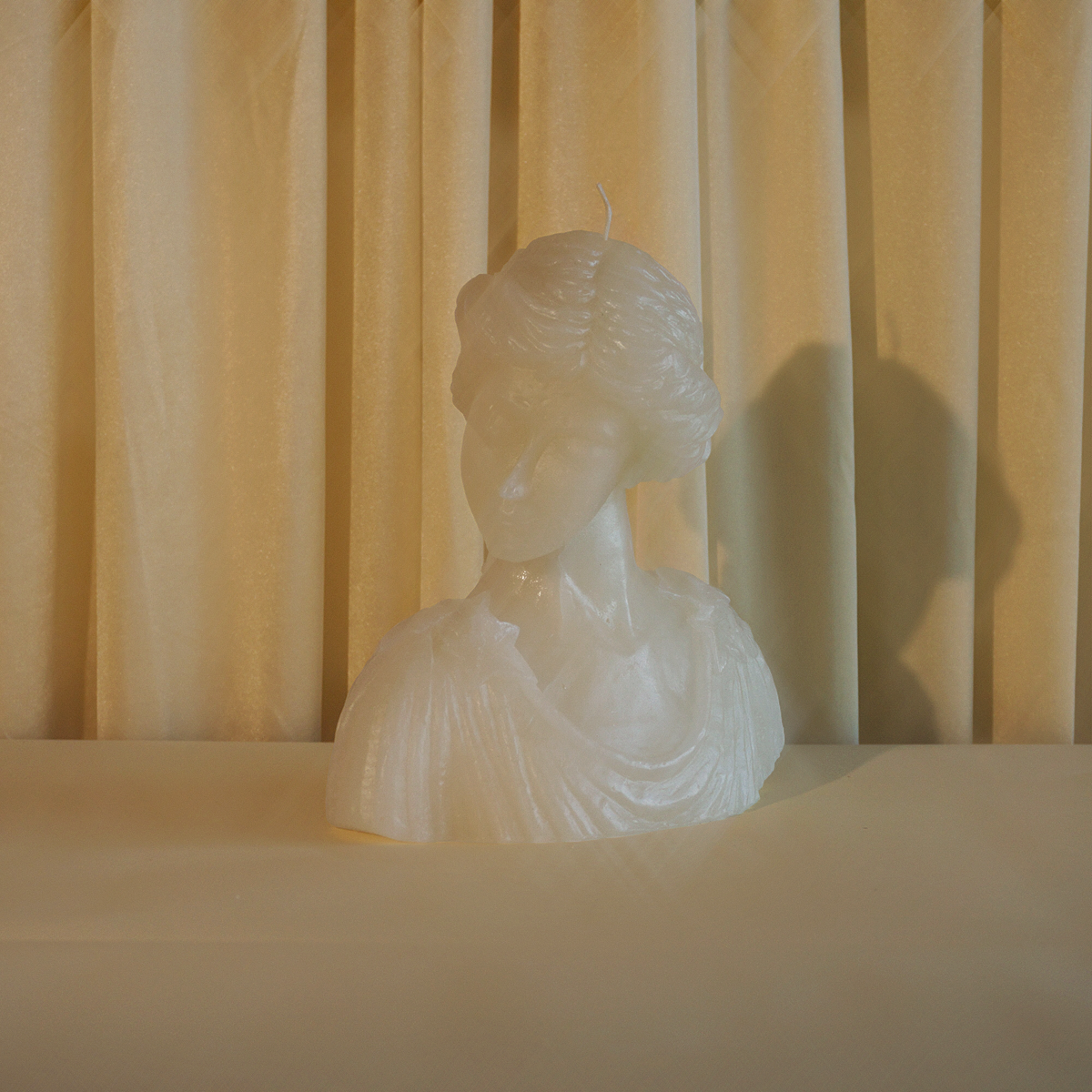 Image of Roman Bust Candle, Standard