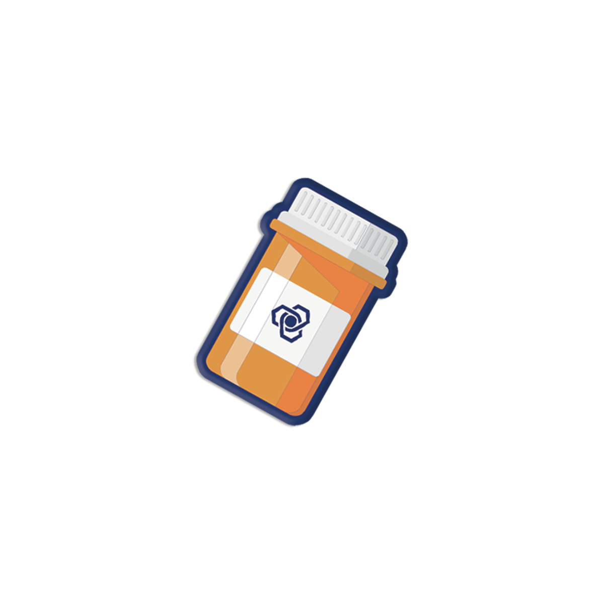 Image of Prescription Bottle Croc Charm, Standard