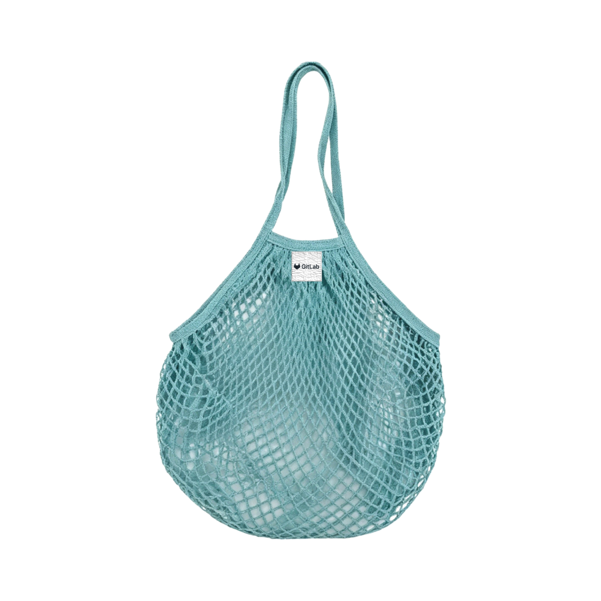 Image of Cotton Market Tote Bag, Turquoise