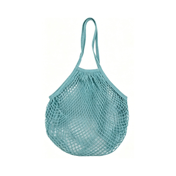 Image of Cotton Market Tote Bag, Turquoise