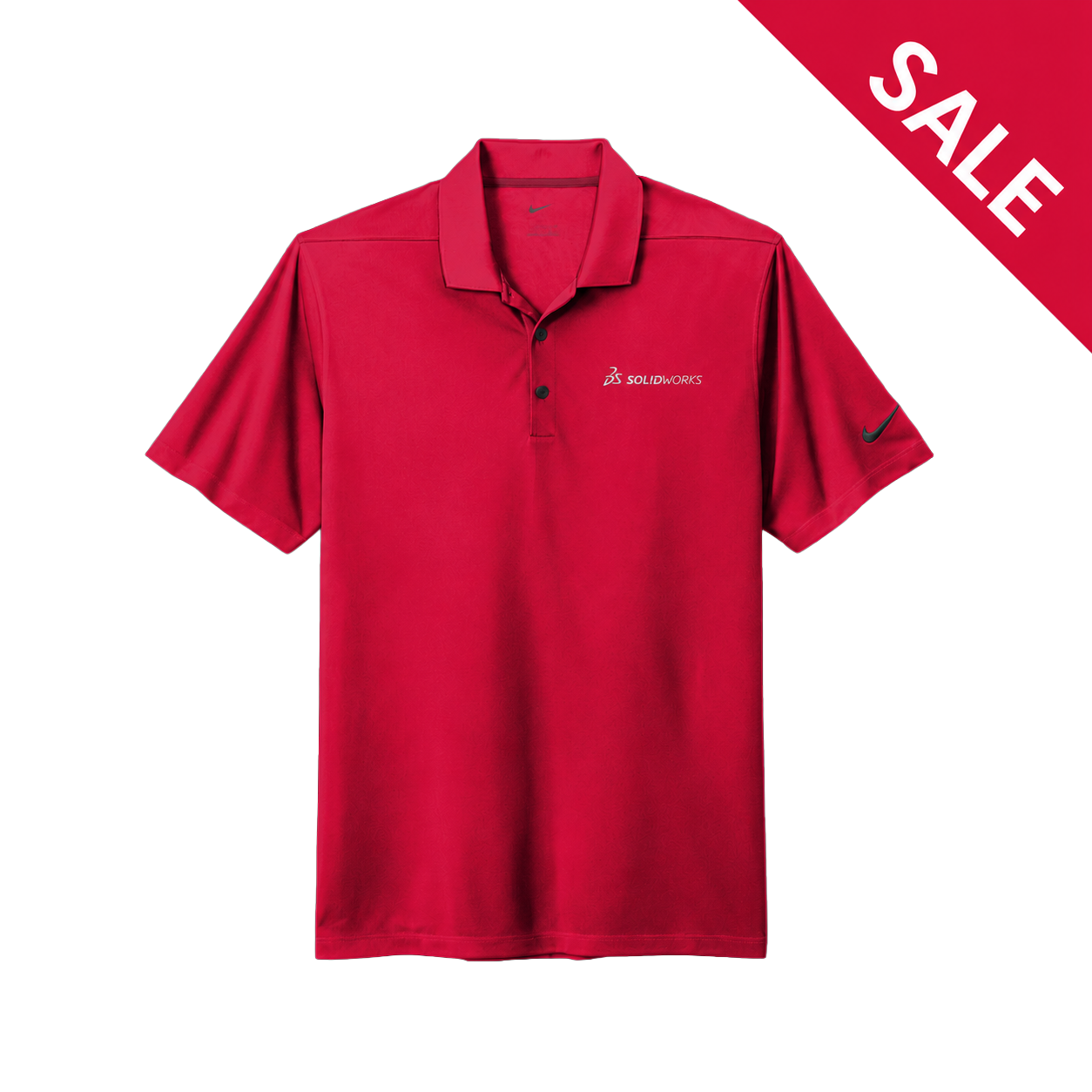 Image of Nike Dri-Fit Micro Pique 2.0 Polo – Classic Red, University Red / S