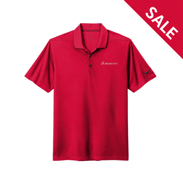 Image of Nike Dri-Fit Micro Pique 2.0 Polo – Classic Red, University Red / S