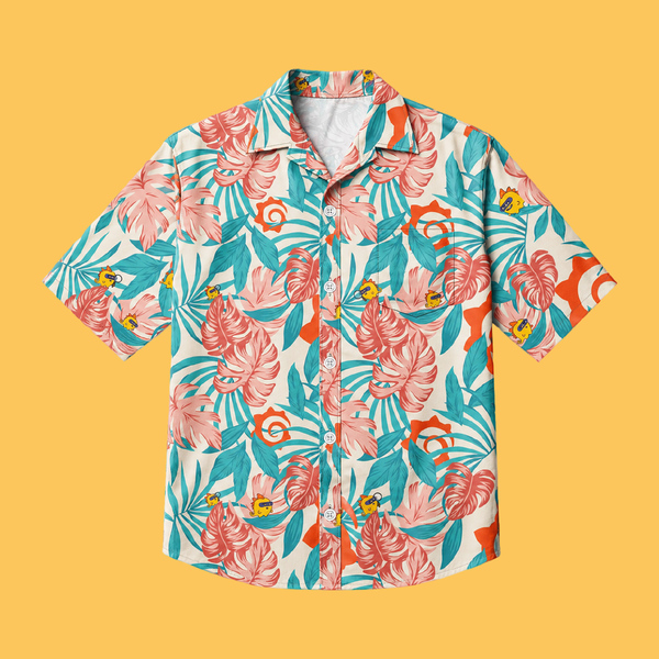 Image of Lightweight Hawaiian Shirt, Multi Color / XS