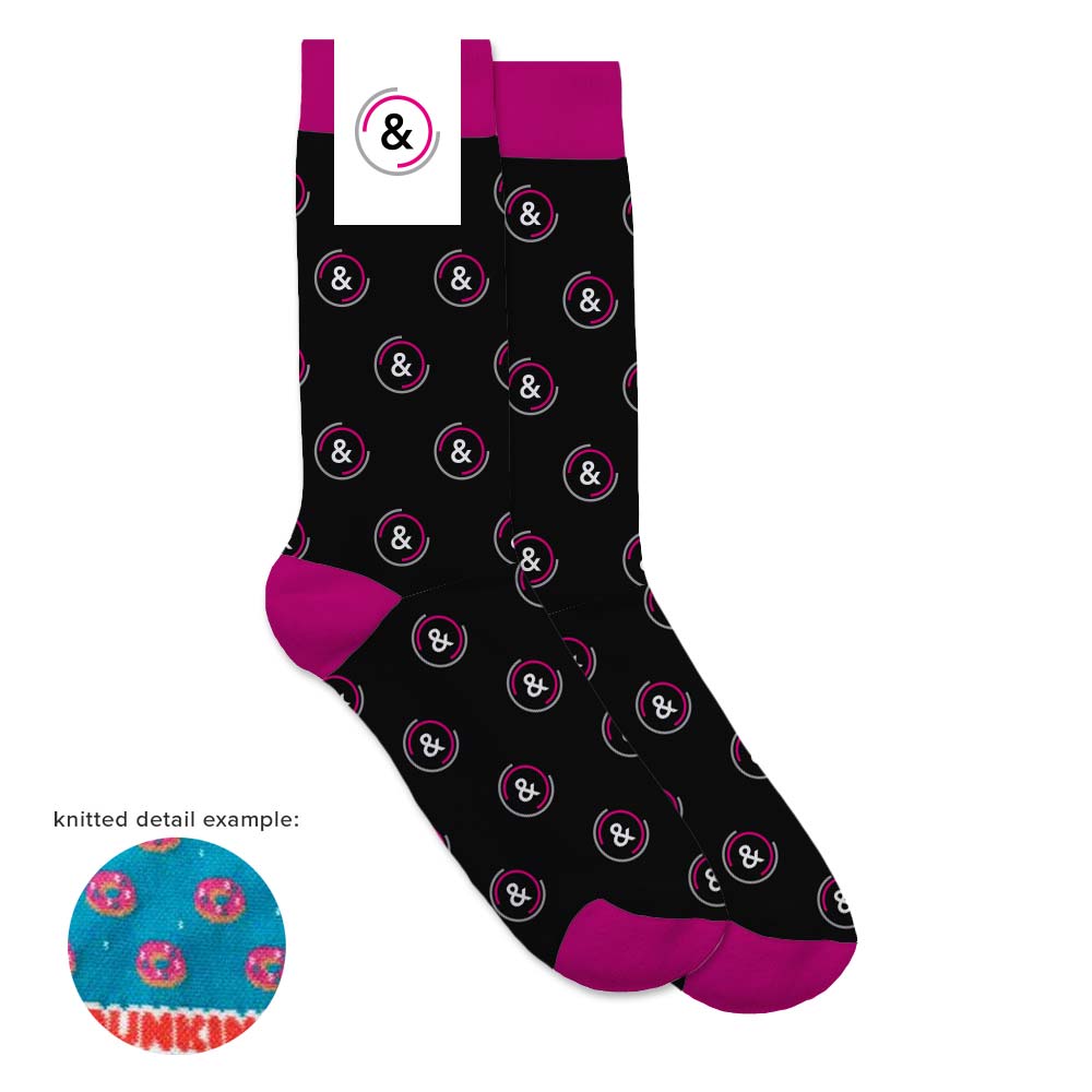 Brilliant Custom Woven Socks