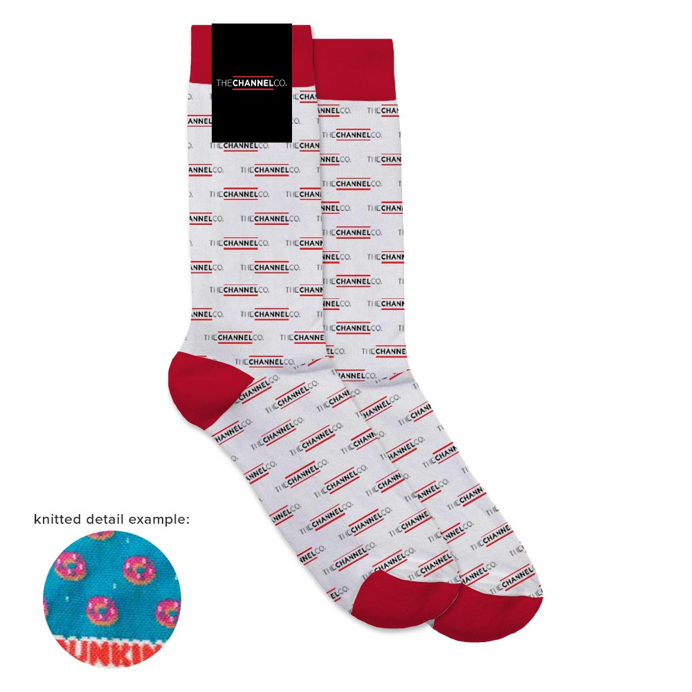 Brilliant Custom Woven Socks