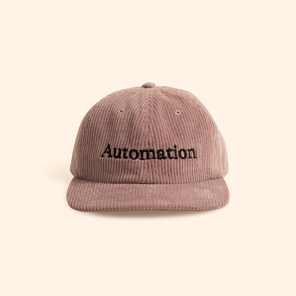 Automation Corduroy Cap / Hazy Pink