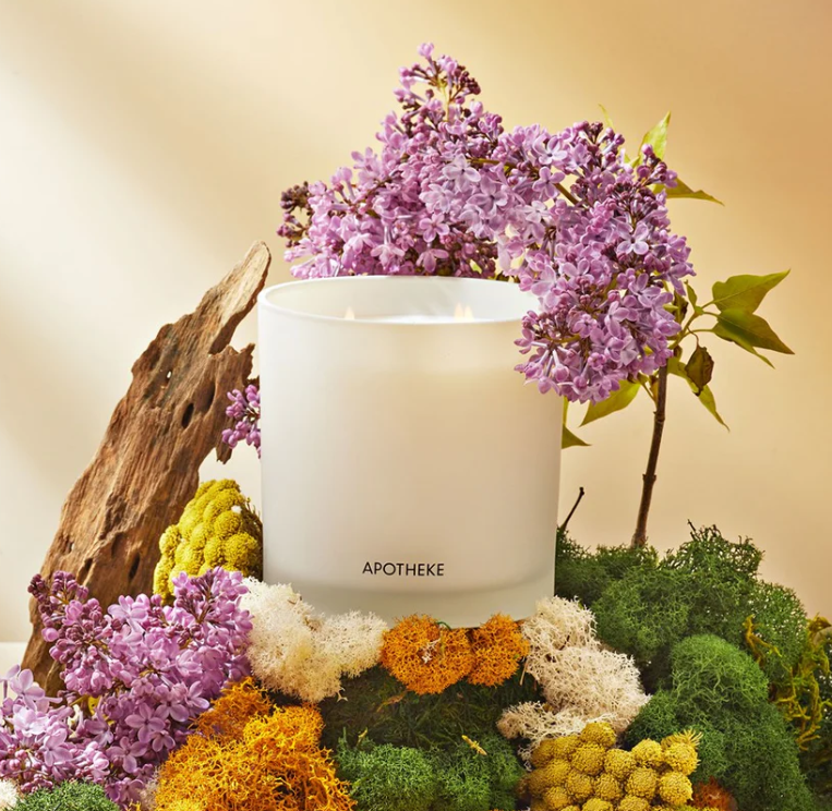 Image of Ceramic 3-Wick Candle, Charcoal