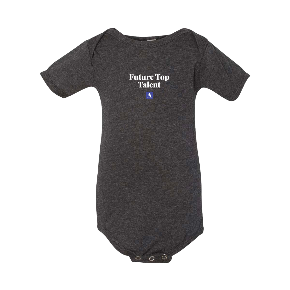 Image of Future Top Talent Onesie, Dark Gray / 3-6 Months (S)